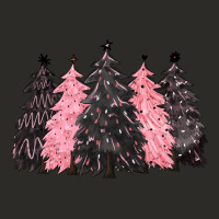 Pink Christmas Trees Heavy Core Tee | Teevron
