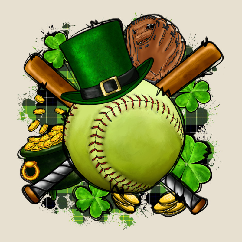 St.patrick's Day Softball Urban Heavy Tee by FaDigitalArtStudio | Teevron