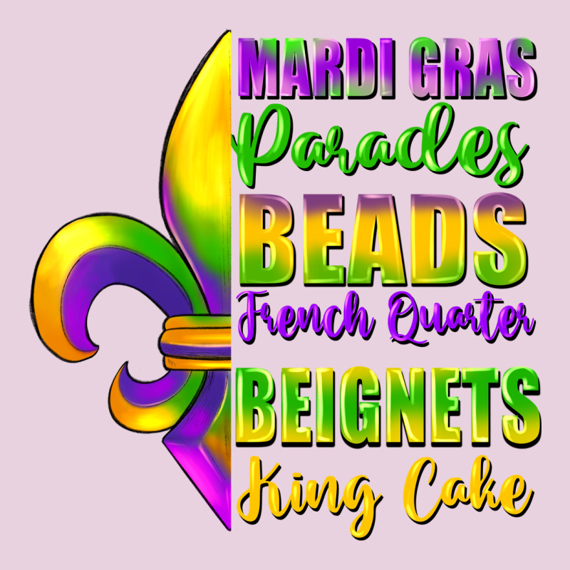 Mardi Gras Parades Beads Ladies Tee by FaDigitalArtStudio | Teevron