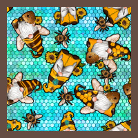 Honey Bee Gnomes Seamless Pattern Long Sleeve Tee | Teevron