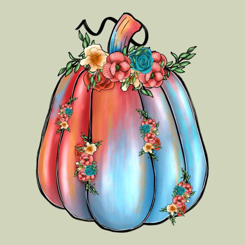Flowers Pumpkin Heavyweight Hoodie by JahusDesignShop | Teevron