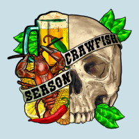 Skull Crawfish Season Ladies Tee | Teevron