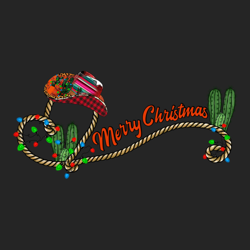 Merry Christmas Western Premium Hoodie by CowhideDigitalArt | Teevron