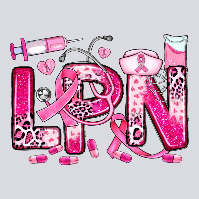 Breast Cancer Lpn Licensed Practical Nurse Zipper Hoodie by JahusDesignShop | Teevron