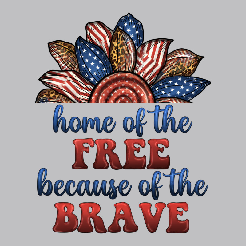 Home Of The Free Because Of The Brave Long Sleeve Tee by BundleAndBundleShop | Teevron
