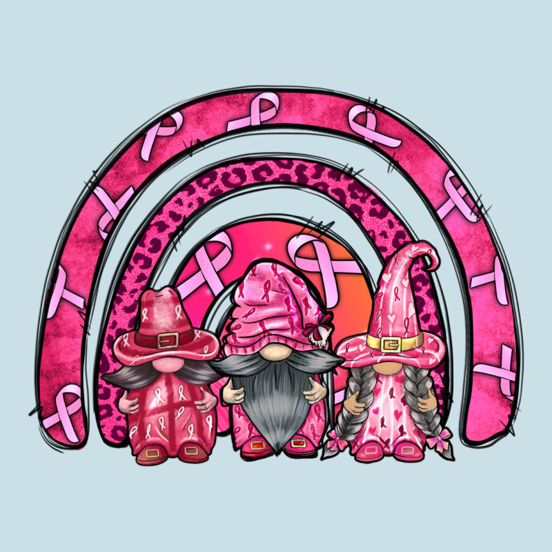 Breast Cancer Rainbow Gnomes Ladies Tee by FaDigitalArtStudio | Teevron