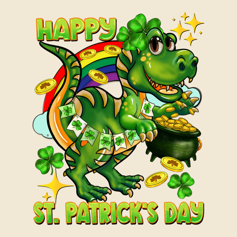 Happy St. Patrick's Day T-rex Premium Tee by CowGirlArtShop | Teevron