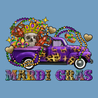 Mardi Gras Skull Truck Urban Heavy Tee | Teevron