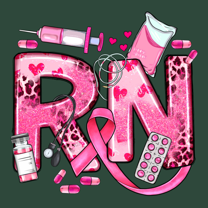 Breast Cancer Rn Registered Nurse Zipper Hoodie by JahusDesignShop | Teevron