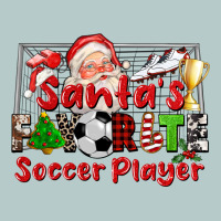 Santas Favorite Soccer Player Heavy Core Tee | Teevron