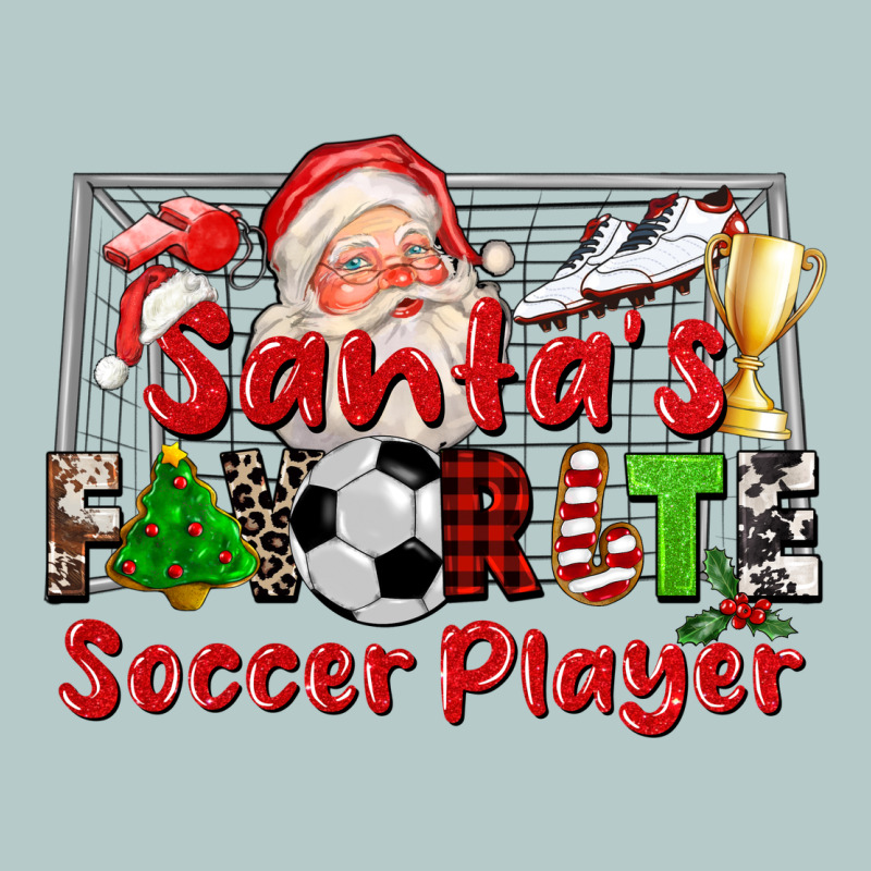 Santas Favorite Soccer Player Heavy Core Tee by CowGirlArtShop | Teevron