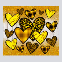 Yellow Hearts Zipper Hoodie | Teevron