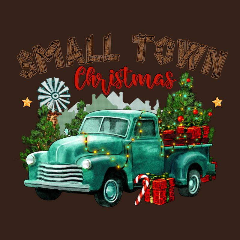 Small Town Christmas Heavy Core Tee by CowGirlArtShop | Teevron