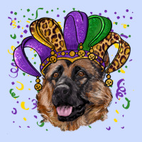 Mardi Gras Hat German Shepherd Urban Heavy Tee | Teevron