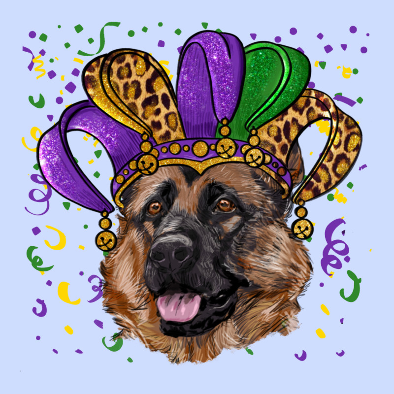 Mardi Gras Hat German Shepherd Urban Heavy Tee by RanaPortraitStore | Teevron