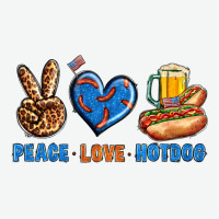 Peace Love Hotdog Urban Heavy Tee | Teevron