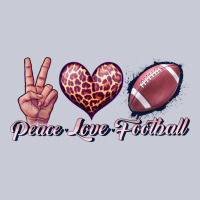 Peace Love Football Heavyweight Hoodie | Teevron