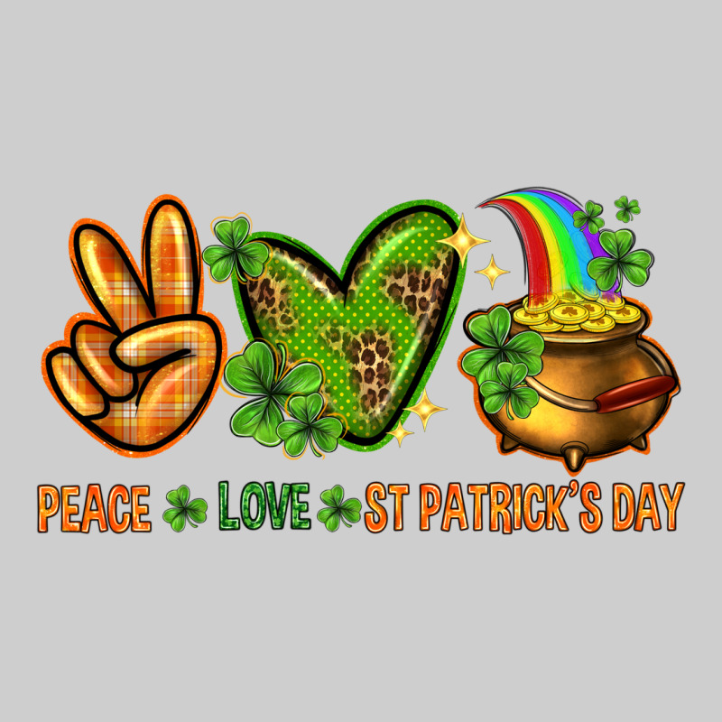 Peace Love St. Patrick's Day Premium Tee by HowdyJamesFarm | Teevron