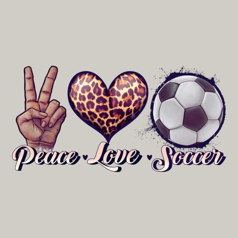 Peace Love Soccer Heavyweight Hoodie by JahusDesignShop | Teevron