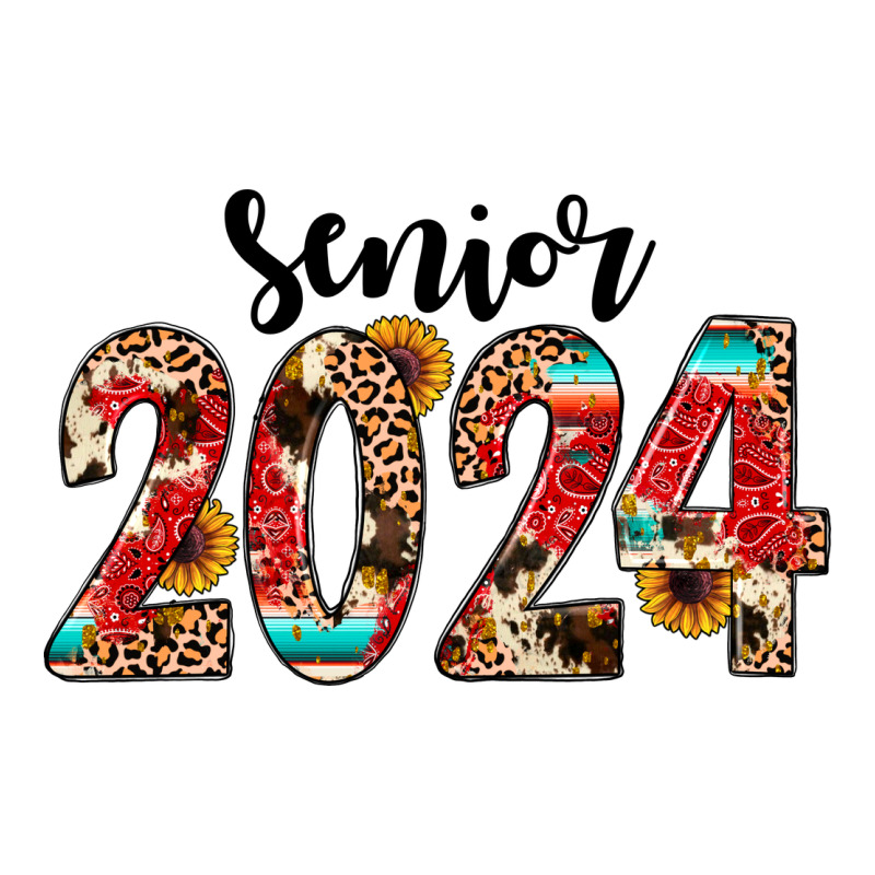 Senior 2024 Western Zipper Hoodie by JahusDesignShop | Teevron