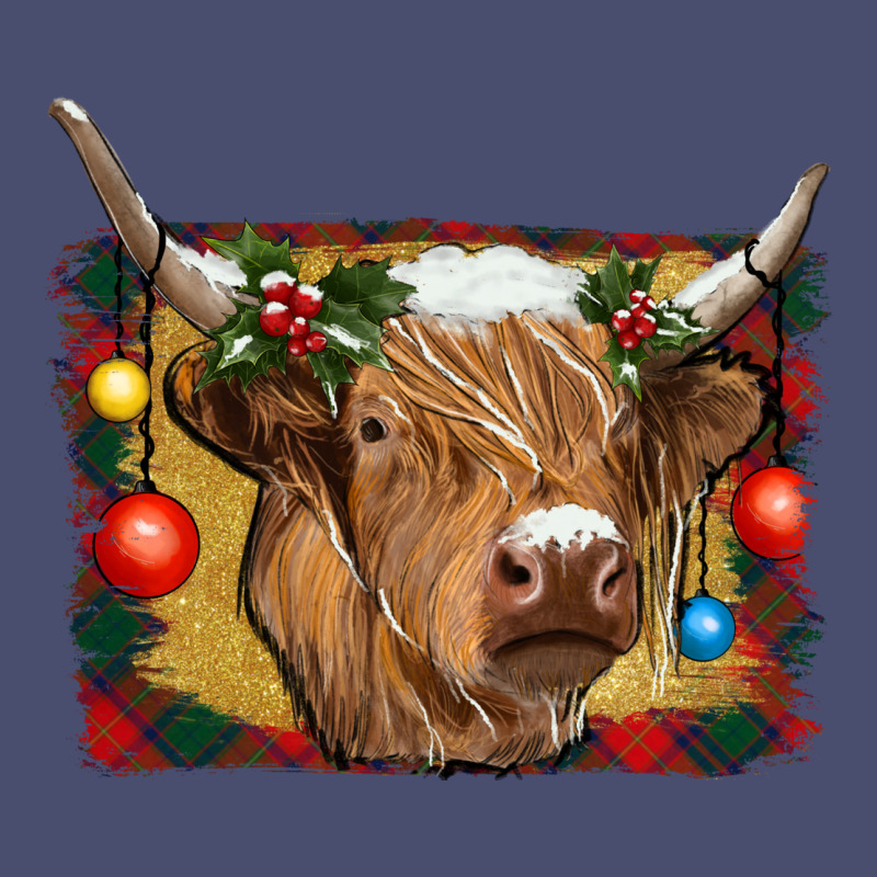 Highland Cow Christmas Vintage Tee by RanaPortraitStore | Teevron