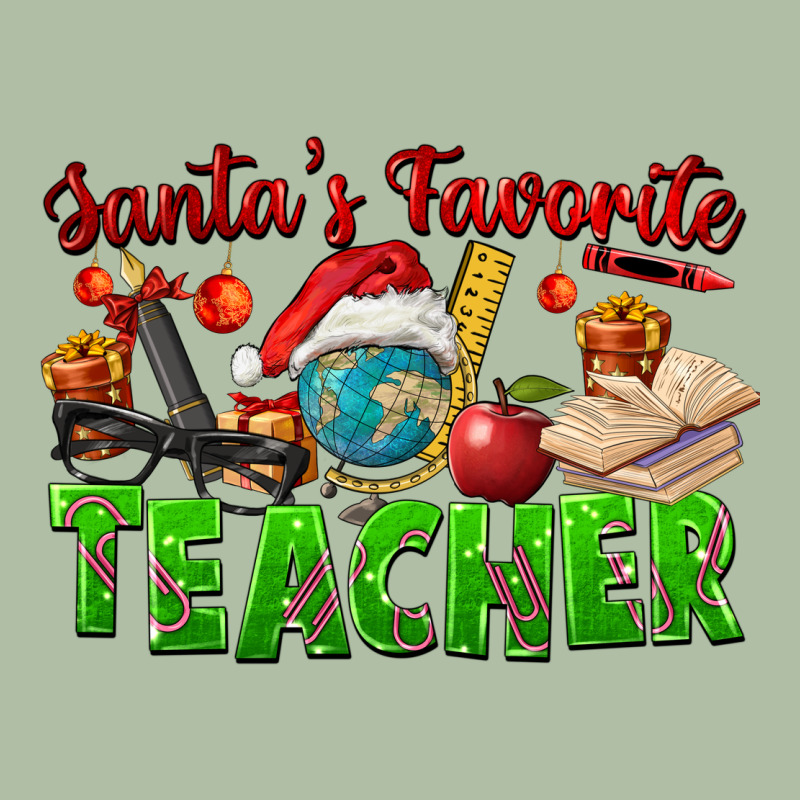 Santa's Favorite Teacher Urban Heavy Tee by FaDigitalArtStudio | Teevron