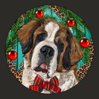 Christmas St. Bernard Heavy Core Tee | Teevron
