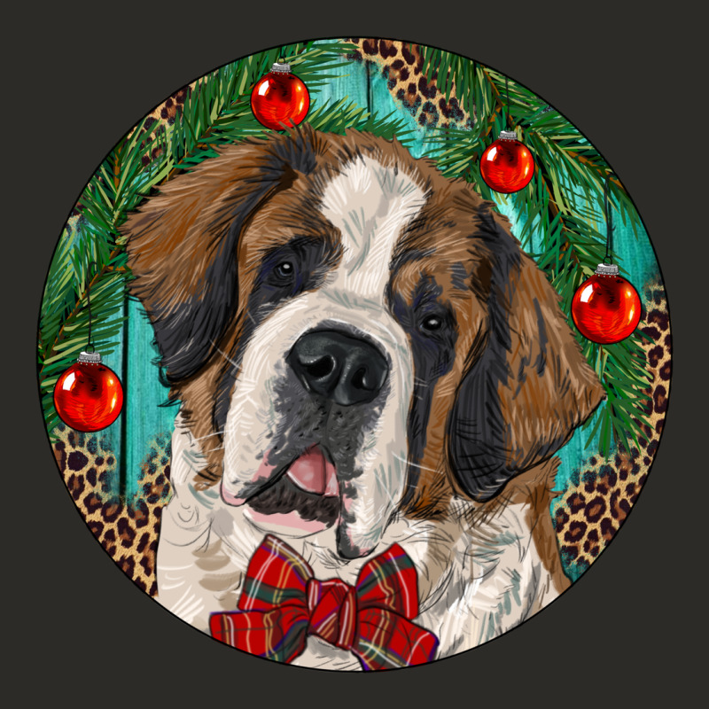Christmas St. Bernard Heavy Core Tee by RanaPortraitStore | Teevron