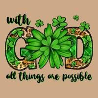 With God All Things Are Possible St. Patrick's Day Vintage Hoodie | Teevron
