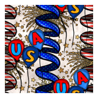 usa balloons seamless pattern | Teevron