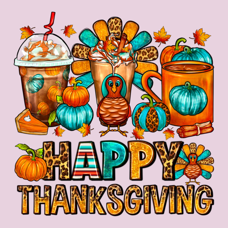 Happy Thanksgiving Coffee Cups Ladies Tee by FaDigitalArtStudio | Teevron