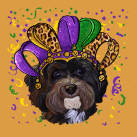 Mardi Gras Havanese Dog With Hat Urban Heavy Tee | Teevron