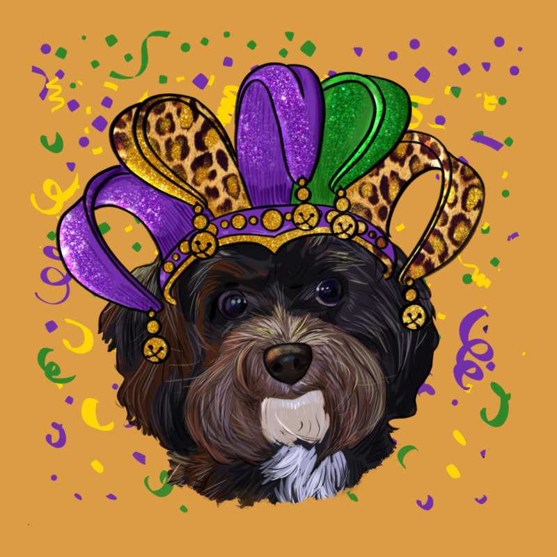 Mardi Gras Havanese Dog With Hat Urban Heavy Tee by RanaPortraitStore | Teevron