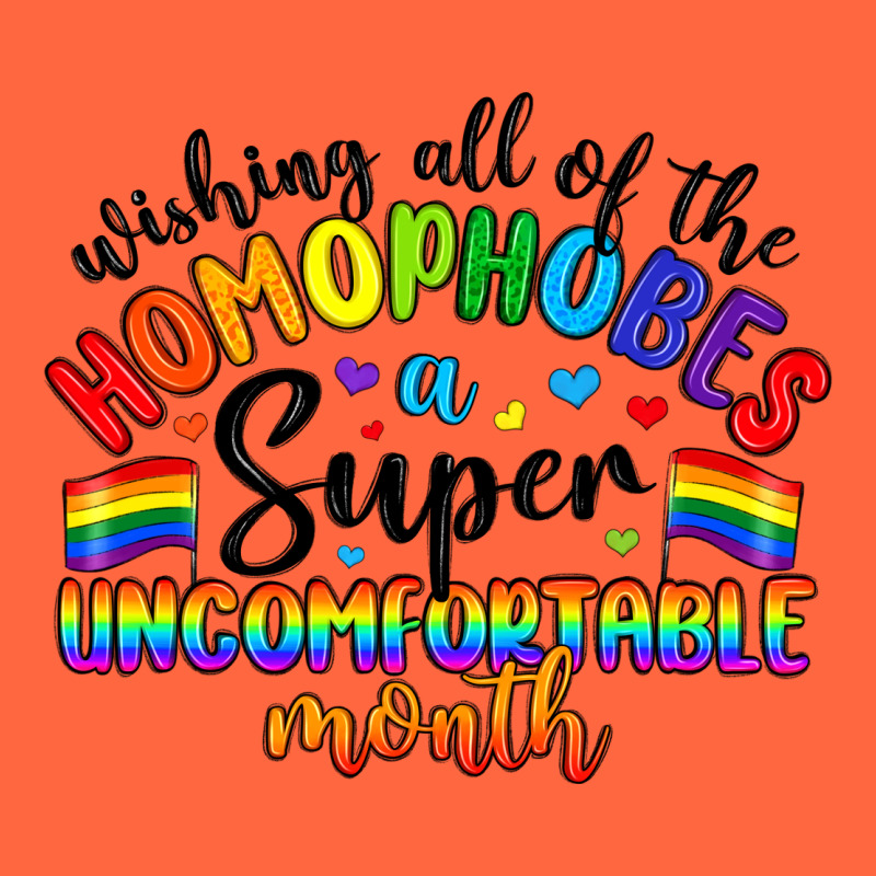 Wishing All Of The Homophobes Uncomfortable Month Premium Hoodie by Artiststas | Teevron