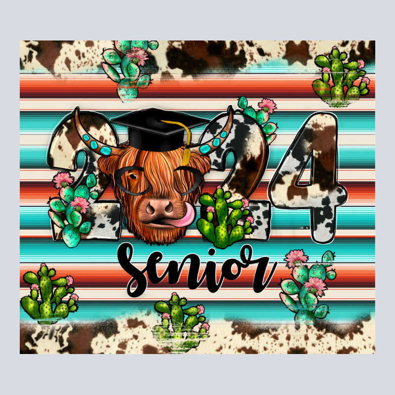 2024 Senior Cow Zipper Hoodie by JahusDesignShop | Teevron