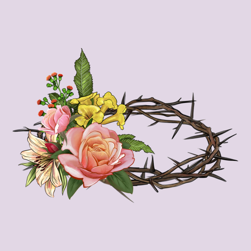 Crown Of Thorns Floral Easter Classic Tee by CowGirlArtShop | Teevron