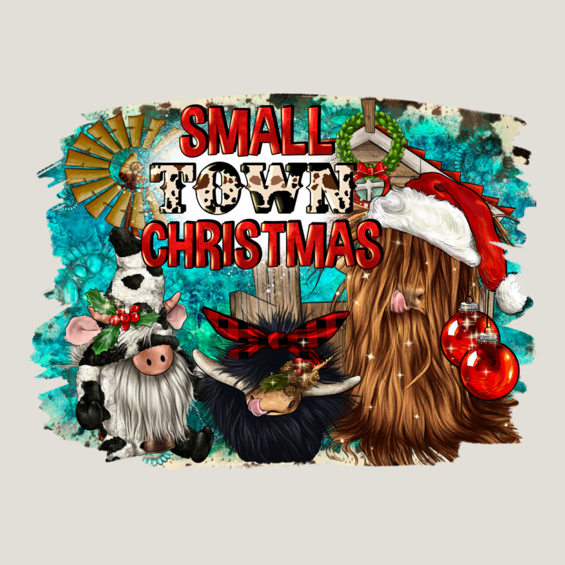 Small Town Christmas Heavy Core Tee by CowGirlArtShop | Teevron