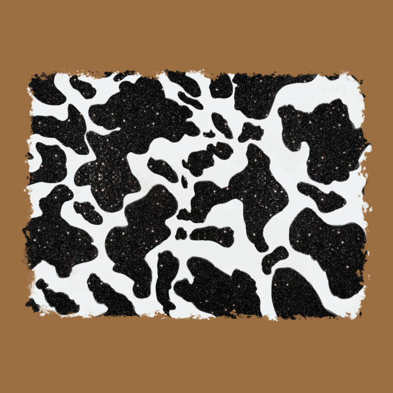 Distressed Black Glitter Cowhide Pattern Vintage Tee by RanaPortraitStore | Teevron