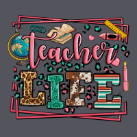 Teacher Life Leopard Frame Vintage Hoodie | Teevron