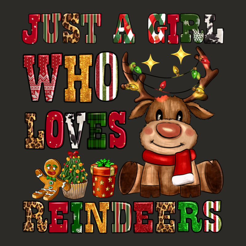 Just A Girl Who Loves Reindeers Heavy Core Tee by CowGirlArtShop | Teevron