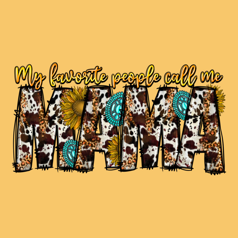 My Favorite Peoplle Call Me Mama Vintage Hoodie by CowhideDigitalArt | Teevron