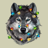 Christmas With Wolf Heavy Core Tee | Teevron