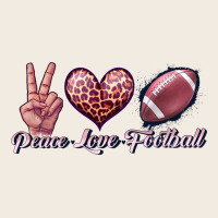 Peace Love Football Premium Sweatshirt | Teevron