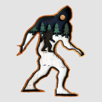 Bigfoot Wood Layered Christmas Premium Sweatshirt | Teevron