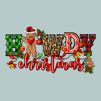 Howdy Christmas Gingerman Bread With Cowboy Heavy Core Tee | Teevron