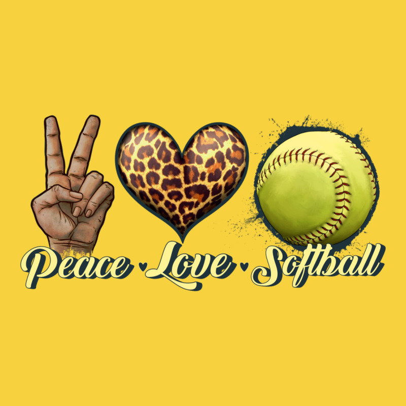 Peace Love Softball Premium Sweatshirt by JahusDesignShop | Teevron