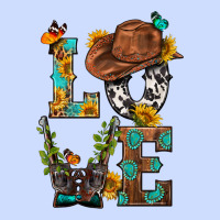 Western Love With Gun Urban Heavy Tee | Teevron