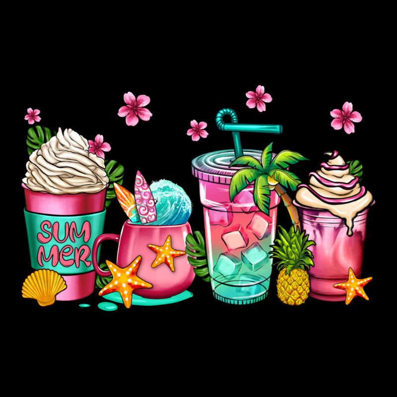 Summer Coffee Cups Urban Hoodie by Jasminsmagicworld | Teevron