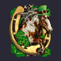 Horse With Horseshoe St Patricks Day Vintage Tee | Teevron