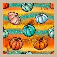 Pumpkin And Glitter Seamless Pattern Long Sleeve Tee | Teevron